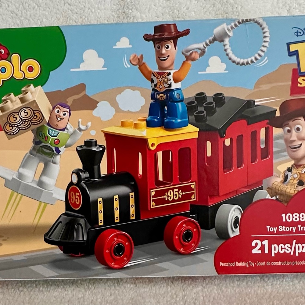 Lego Red and Black Building Set with Classic Train